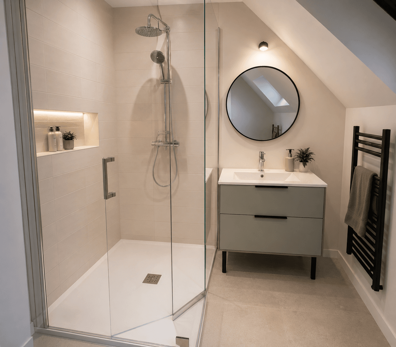 Salle de bain rénovée par RENOV FRANCE — réalisation 5